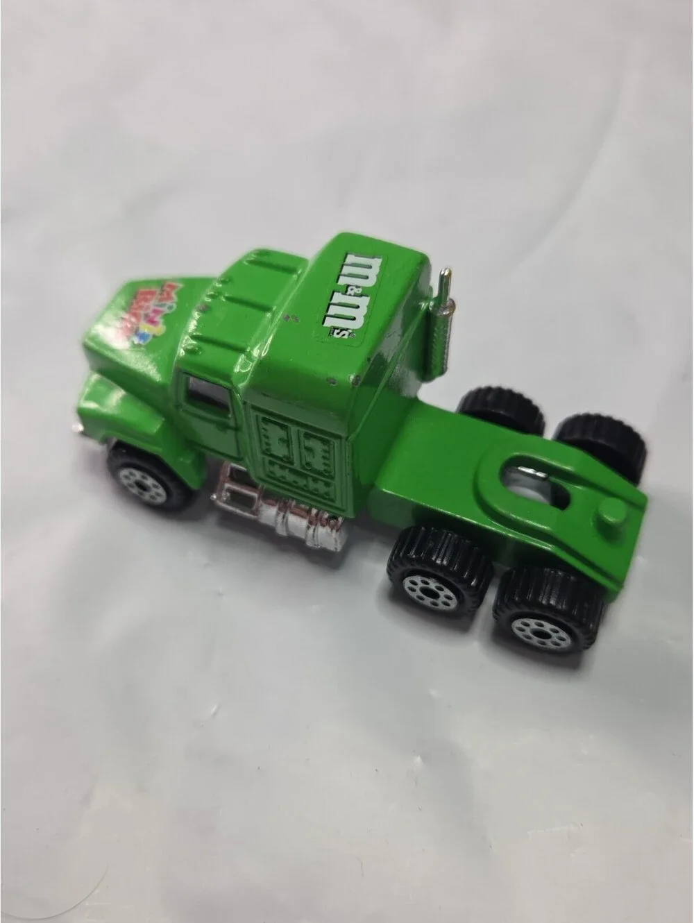 M&M’s Minis Rigs Die Cast Diesel Semi Truck Cab Rig GREEN